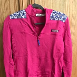 Vineyard Vines Pullover Quarter Zip Shep Shirt